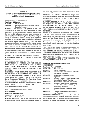 Section I the Fish and Wildlife Conservation Commission ...