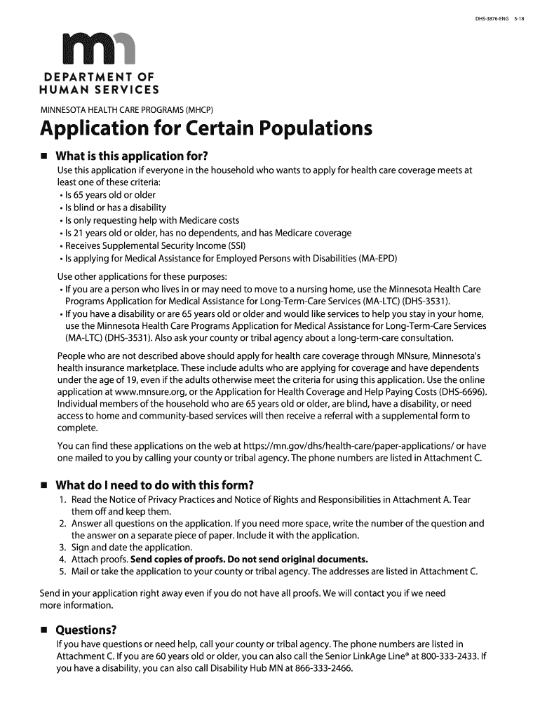 application for certain populations Preview on Page 1