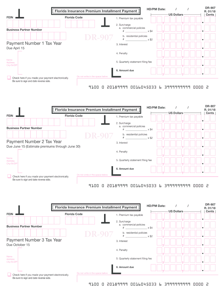 fl form dr 907 Preview on Page 1