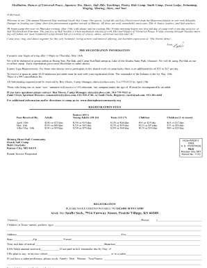 Meditation, Dances of Universal Peace, Japanese Tea, Music, Sufi Zikr, Teachings, Poetry, Kids Camp, Youth Camp, Sweat Lodge, Swimming,