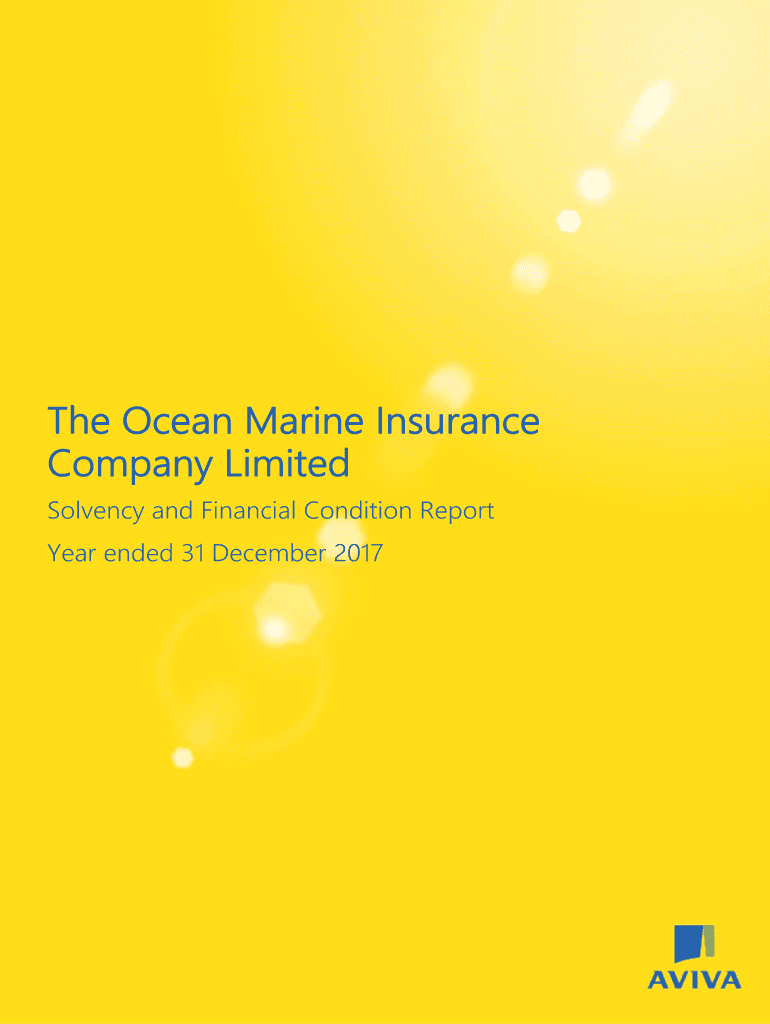 Fillable Online The Ocean Marine Insurance Company Limited Aviva