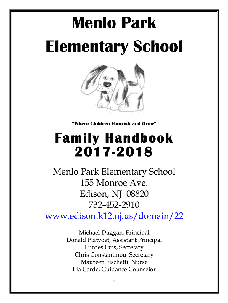 Menlo Park Elementary School Edison Nj - Fill Online, Printable ...