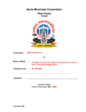 Akola Municipal Corporation - the e-Tendering System for ...