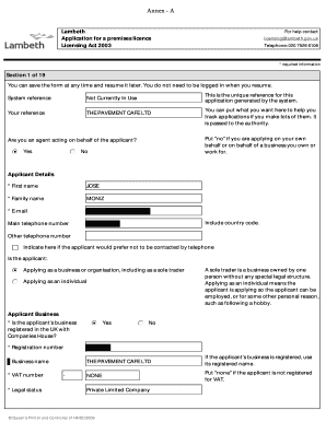 Form preview