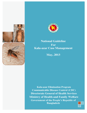 National Guideline For Kala-azar Case Management May, 2013