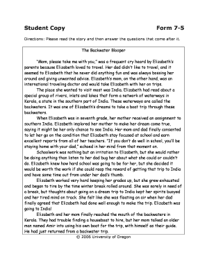 the backwater blooper answers