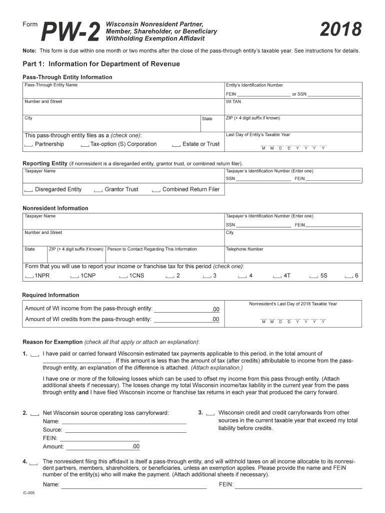 form pw 1 instructions 2022 Preview on Page 1