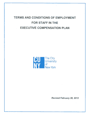 Cuny executive compensation plan