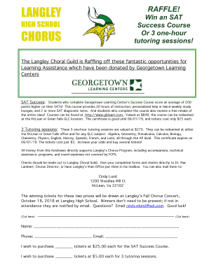 LANGLEY RAFFLE! Win an SAT HIGH SCHOOL Success Course ...