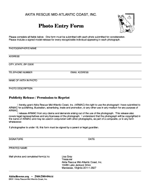 photo entry form - Akita Rescue MidAtlantic Coast, Inc.