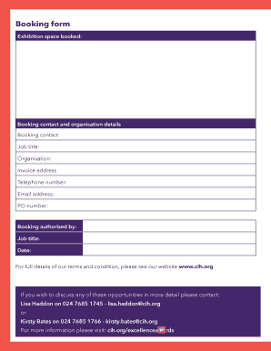 Exhibition space booked: