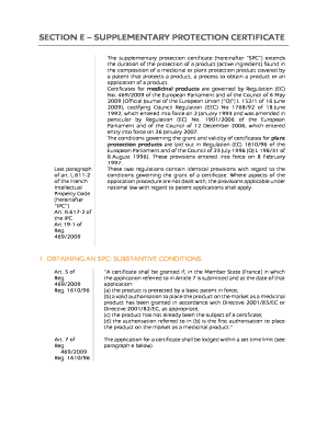 Supplementary protection certificate - Inpi