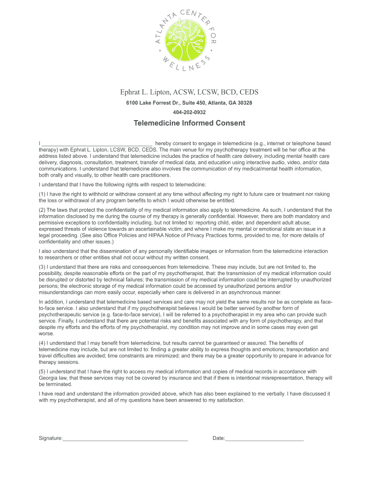 atlanta comprehensive wellness clinic Preview on Page 1