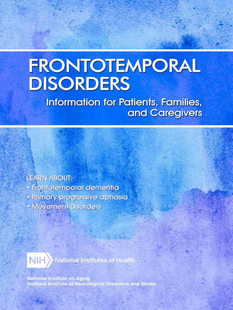Frontotemporal dementia Primary progressive aphasia - Preview on Page 1