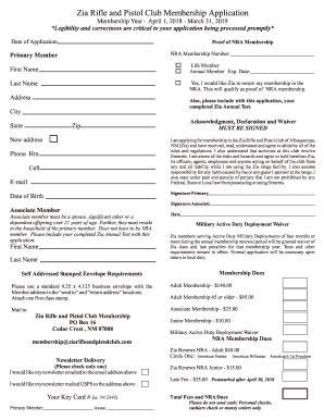 Zia Membership Application 2018.cdr - Zia Rifle and Pistol Club