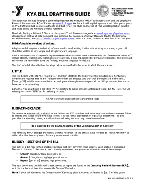 Final Bill Drafting Guide, House and Senate, KYA Resources.docx