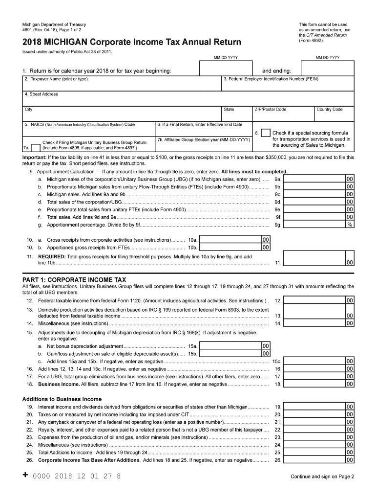 2019 form 4891 Preview on Page 1