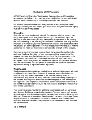 What is SWOT analysis (strengths, weaknesses, opportunities and ...