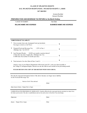 Tax Invoice - BLANK