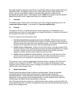 Omega Corporation Business Impact Analysis (BIA) This sample ...