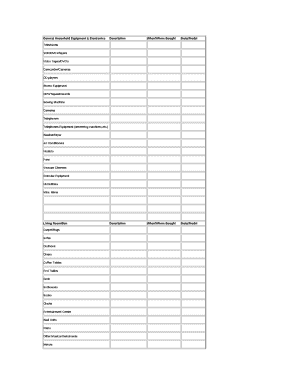 General Household Equipment &amp; Electronics