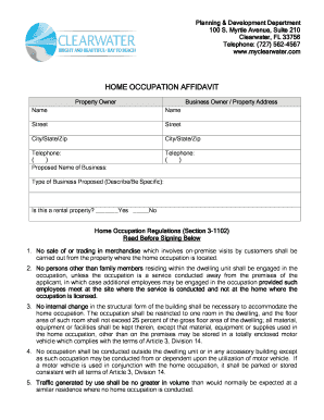 Business Owner / Property Address