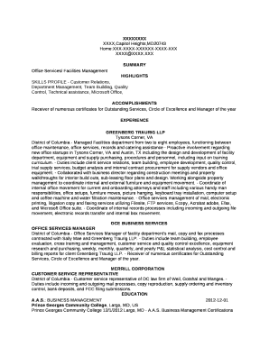 8+ Office Manager Resume Templates - PDF, DOC Free ...