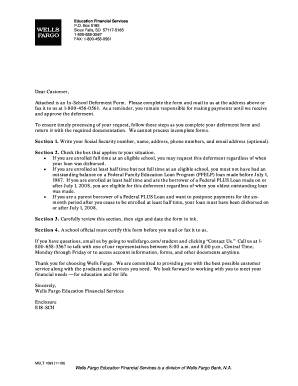 In-School Deferment Request Form