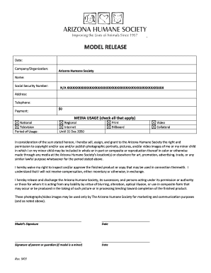 Model Release Form