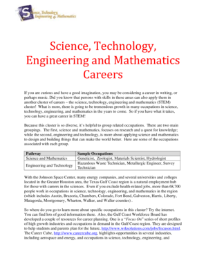 STEM Career Planning Guide