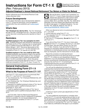 Adjusted Employer's Annual Railroad Retirement Tax Return or Claim for Refund