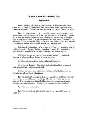 Advance Health-Care Directive