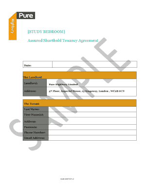 Assured Shorthold Tenancy Agreement