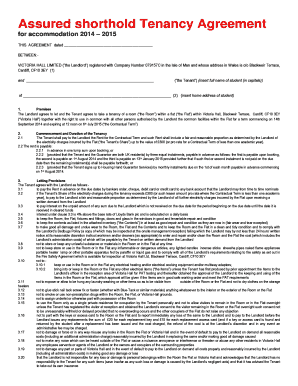 Assured Shorthold Tenancy Agreement