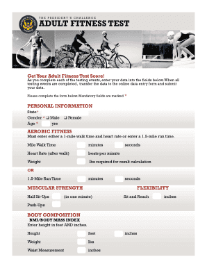 Bmi solving example - Data Collection Form (pdf) - The President's Challenge - Adult ...