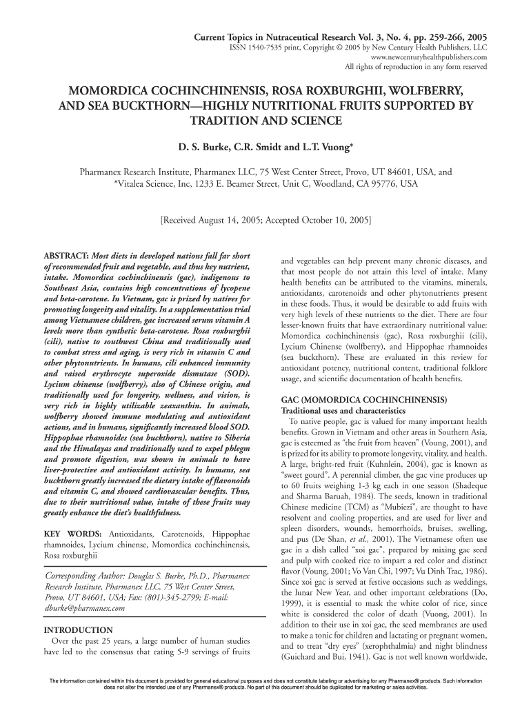 Momordica cochinchinensis, rosa roxburghii, wolfberry, and sea Preview on Page 1