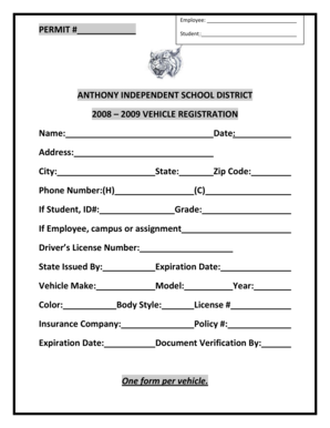 Vehicle Registration Form