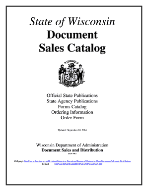 Wisconsin Document Sales Order Form