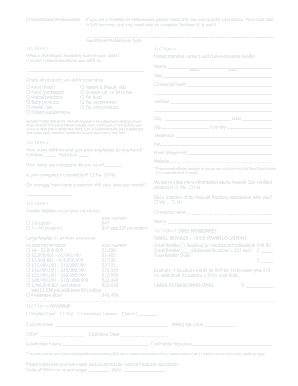 Natural Products Association Membership Application