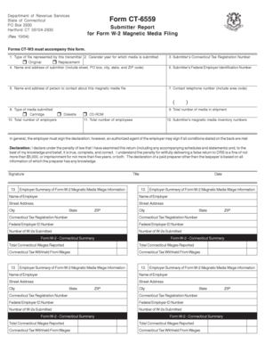 Connecticut Form CT-6559