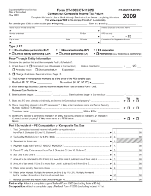 Connecticut Composite Income Tax Return