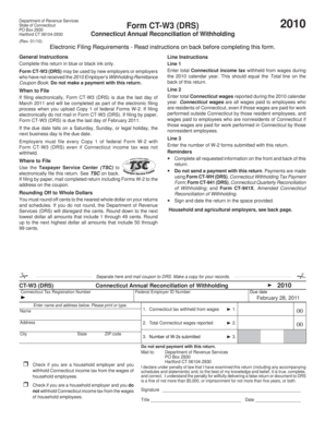 Connecticut Annual Reconciliation of Withholding