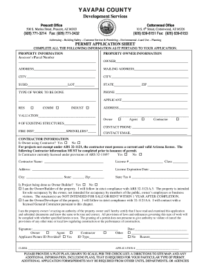 Yavapai County Permit Application