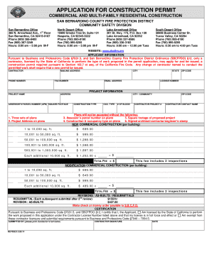 Construction Permit Application