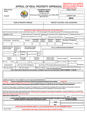 Appeal of Real Property Appraisal