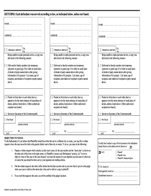Warrant in Debt Interpleader Form DC-428