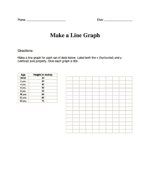 Line Graph Worksheet