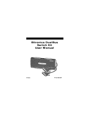 Bitronics DualBus Switch Kit User Manual