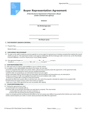 Buyer Representation Agreement