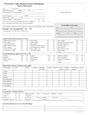 Patient Information Form